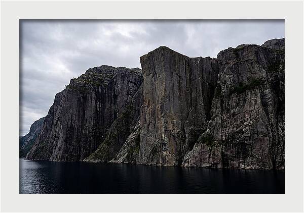 Preikestolen Cliff Overlooking Lysefjord
