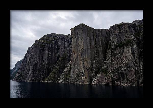 Preikestolen Cliff Overlooking Lysefjord