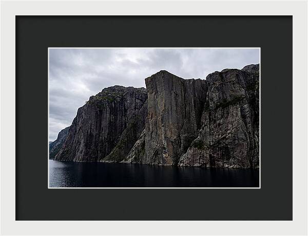 Preikestolen Cliff Overlooking Lysefjord