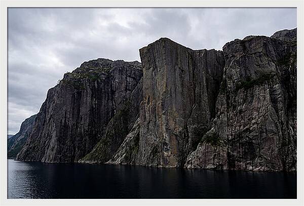 Preikestolen Cliff Overlooking Lysefjord