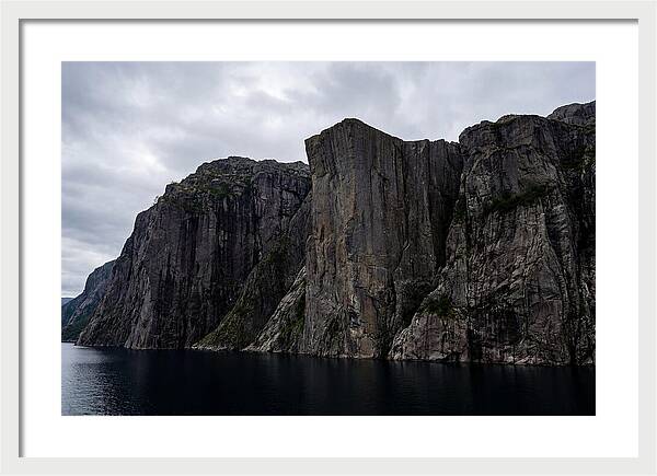 Preikestolen Cliff Overlooking Lysefjord