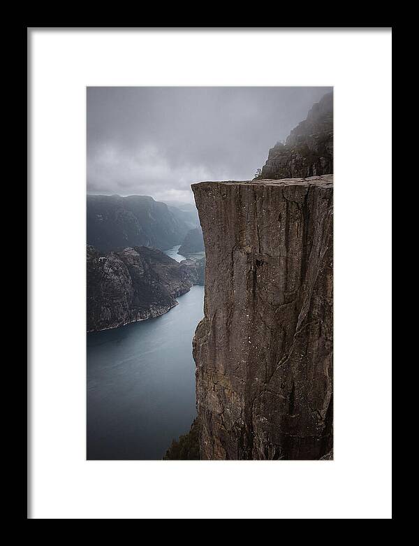 Preikestolen Overlooking Fjord