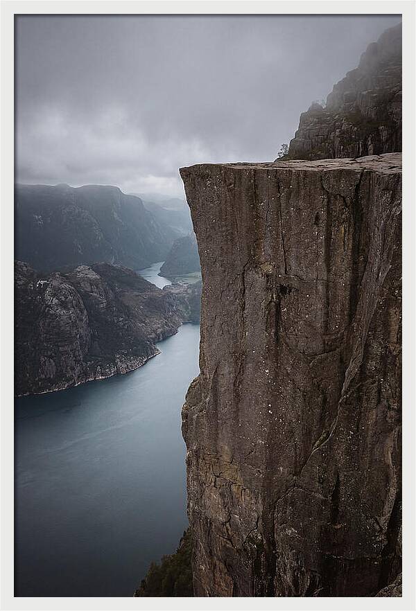 Preikestolen Overlooking Fjord