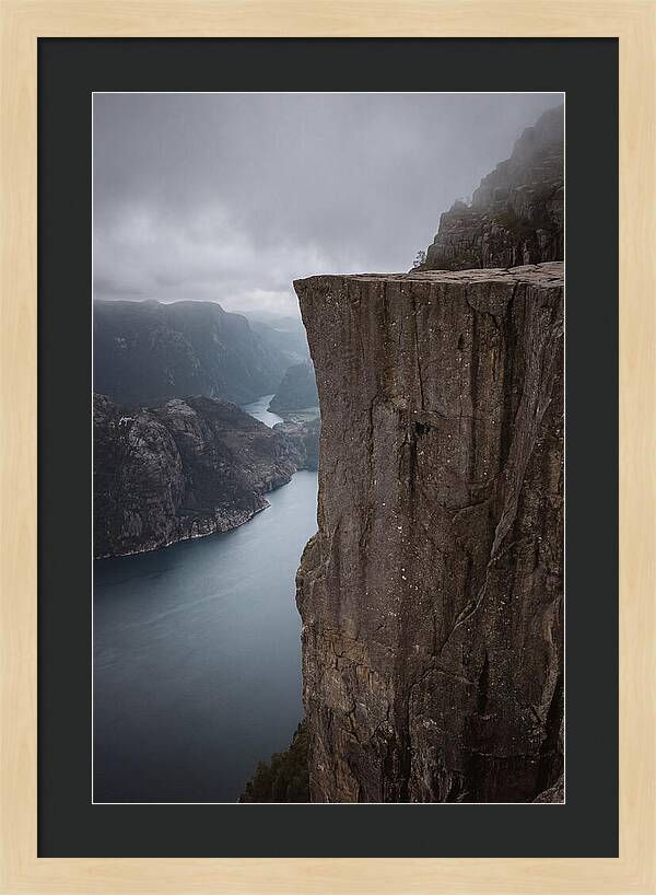 Preikestolen Overlooking Fjord