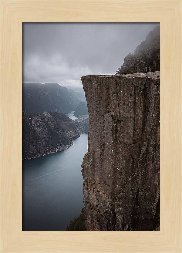 Preikestolen Overlooking Fjord