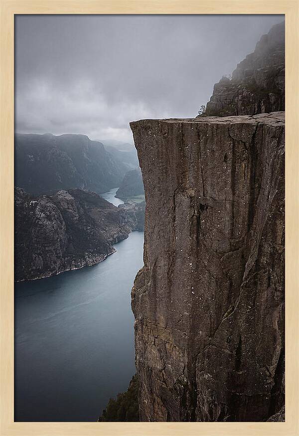 Preikestolen Overlooking Fjord