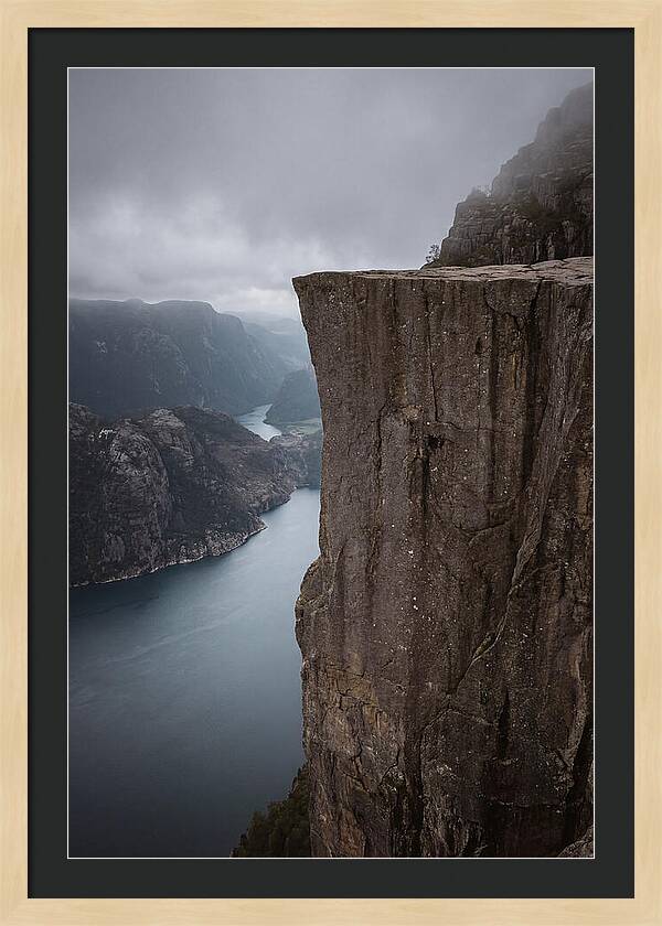 Preikestolen Overlooking Fjord