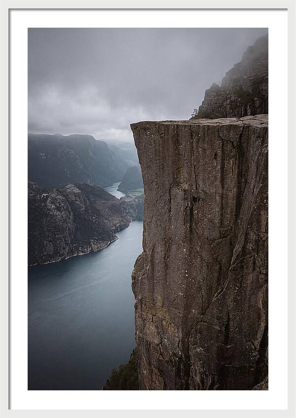 Preikestolen Overlooking Fjord