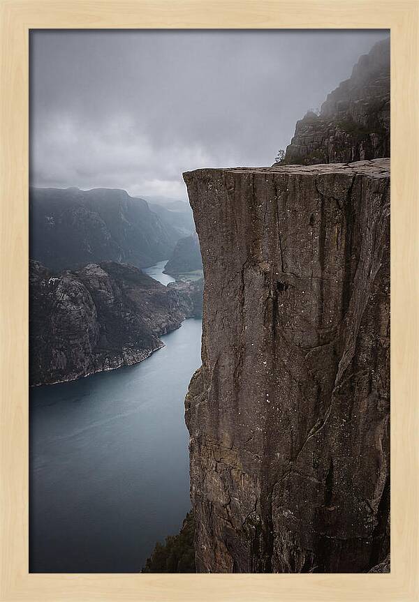 Preikestolen Overlooking Fjord