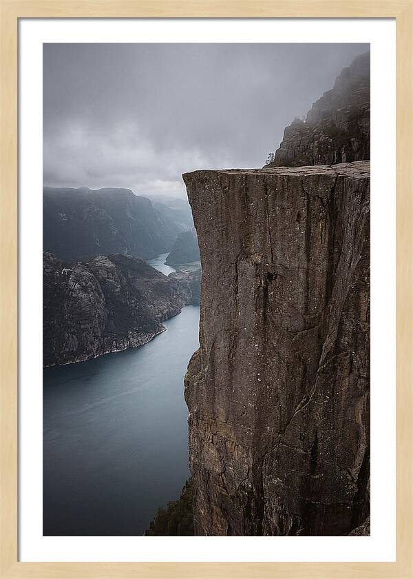 Preikestolen Overlooking Fjord