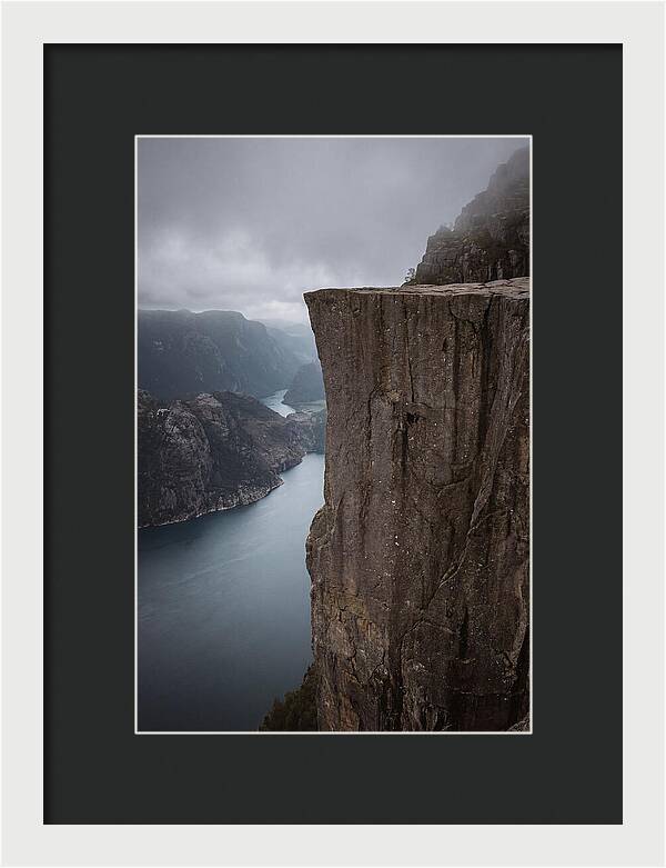 Preikestolen Overlooking Fjord