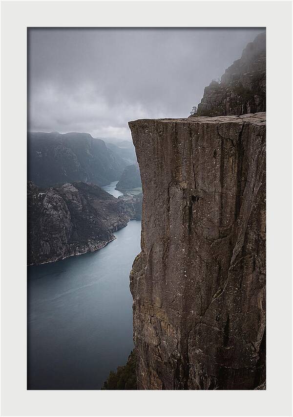 Preikestolen Overlooking Fjord