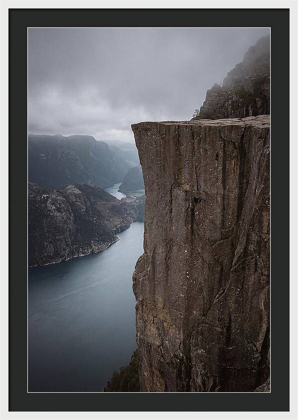Preikestolen Overlooking Fjord