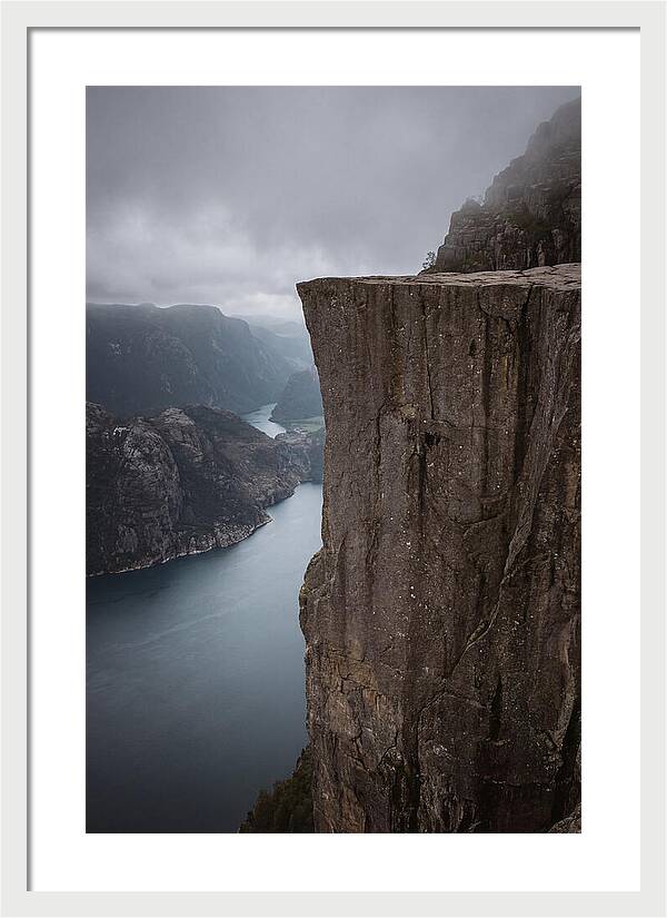 Preikestolen Overlooking Fjord