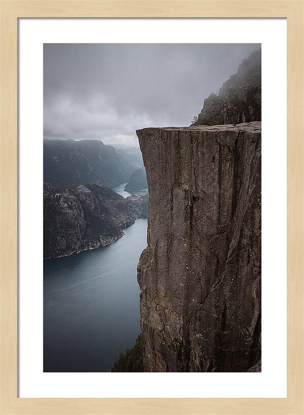 Preikestolen Overlooking Fjord