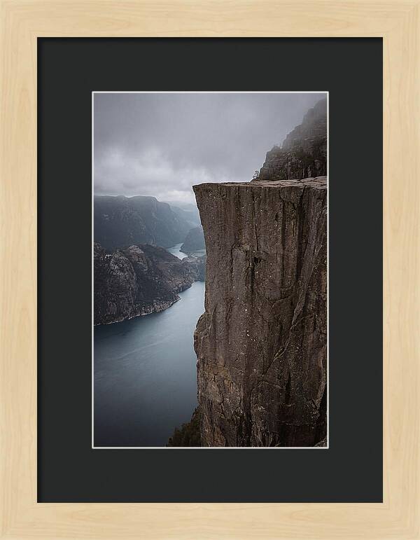Preikestolen Overlooking Fjord