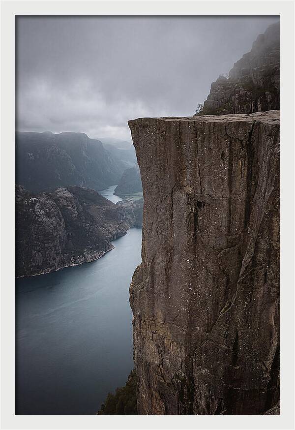 Preikestolen Overlooking Fjord