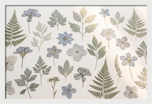 Pressed Botanical Specimens Collection