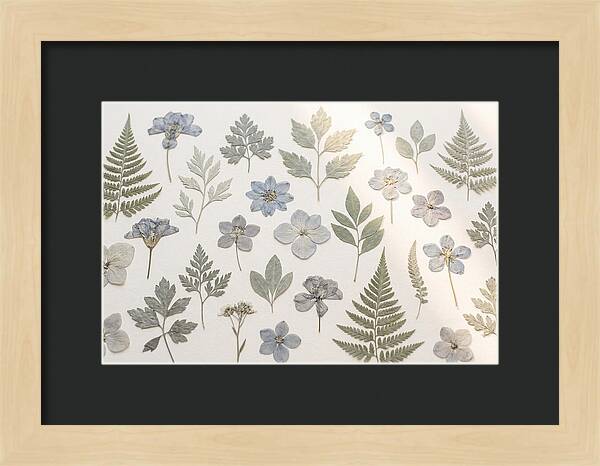 Pressed Botanical Specimens Collection