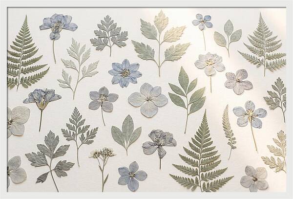 Pressed Botanical Specimens Collection