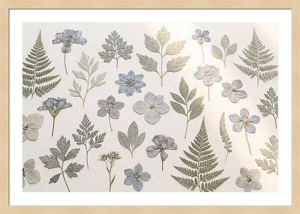 Pressed Botanical Specimens Collection