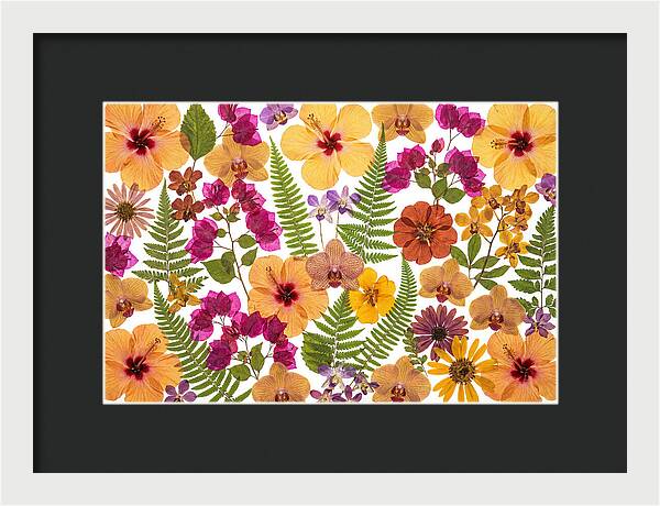 Pressed Floral Harmony