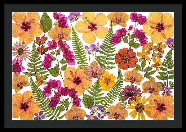 Pressed Floral Harmony