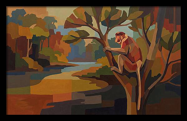 Proboscis Monkey In Borneo