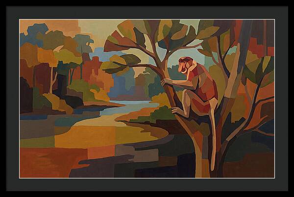 Proboscis Monkey In Borneo