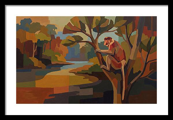 Proboscis Monkey In Borneo
