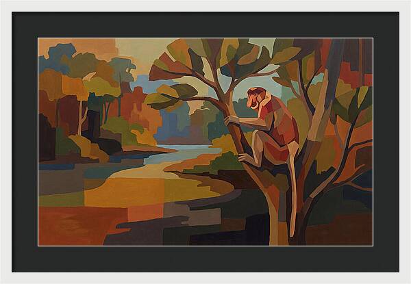 Proboscis Monkey In Borneo