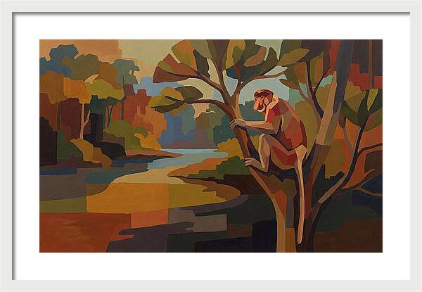 Proboscis Monkey In Borneo
