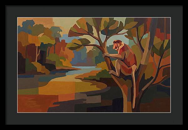 Proboscis Monkey In Borneo