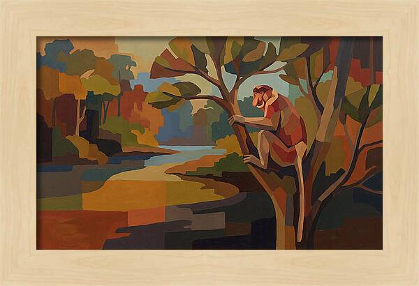 Proboscis Monkey In Borneo