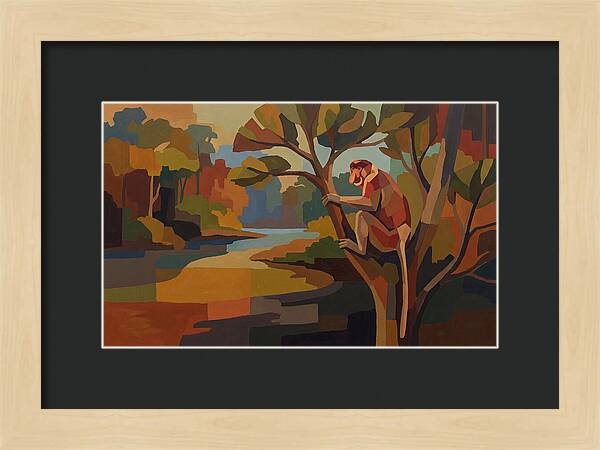Proboscis Monkey In Borneo
