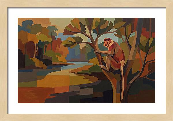 Proboscis Monkey In Borneo