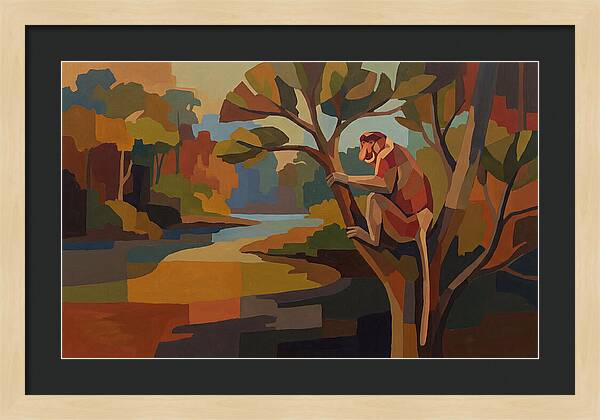 Proboscis Monkey In Borneo