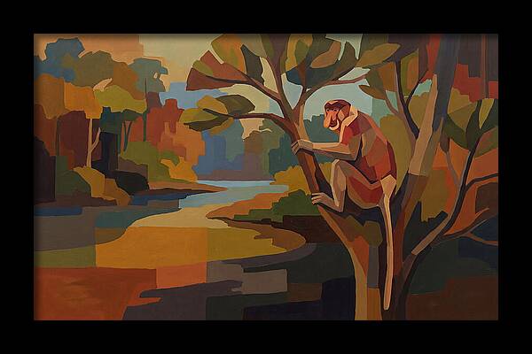 Proboscis Monkey In Borneo