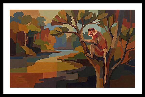 Proboscis Monkey In Borneo