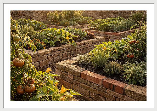 Productive Kitchen Garden Serenity