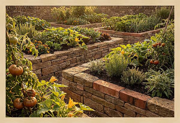 Productive Kitchen Garden Serenity