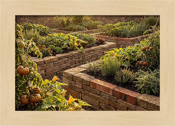 Productive Kitchen Garden Serenity