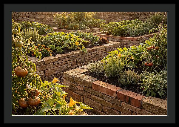 Productive Kitchen Garden Serenity