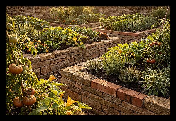 Productive Kitchen Garden Serenity