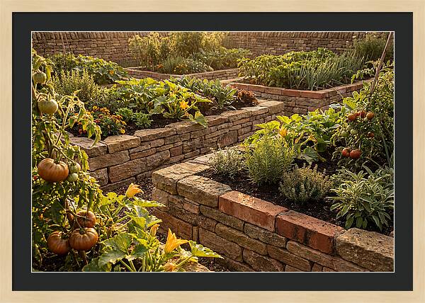 Productive Kitchen Garden Serenity