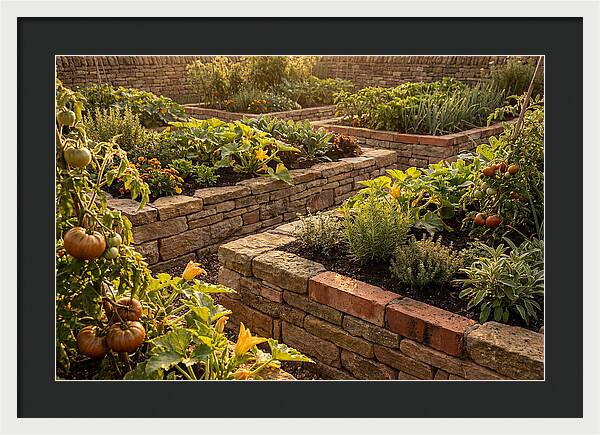 Productive Kitchen Garden Serenity