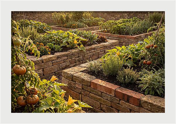 Productive Kitchen Garden Serenity