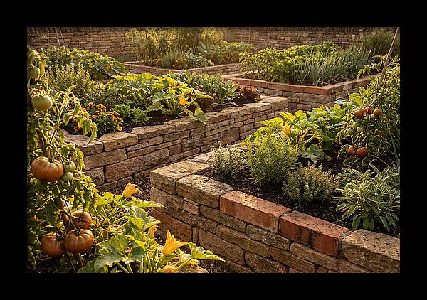 Productive Kitchen Garden Serenity