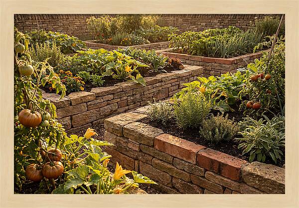 Productive Kitchen Garden Serenity