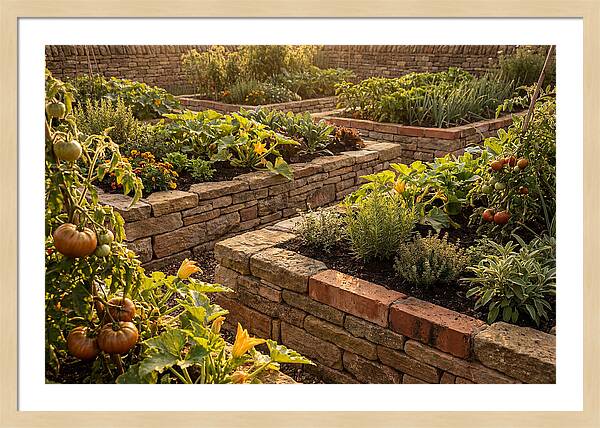 Productive Kitchen Garden Serenity